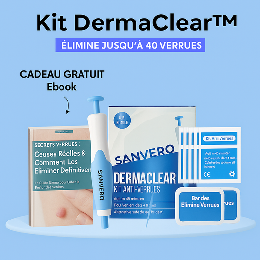 DermaClear Kit™ – Fini les verrues cutanées